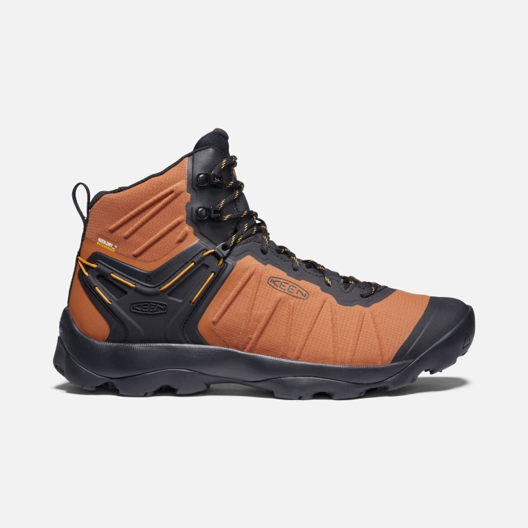 Keen Venture Mid Waterproof Boots - Men's Orange Flower Boots